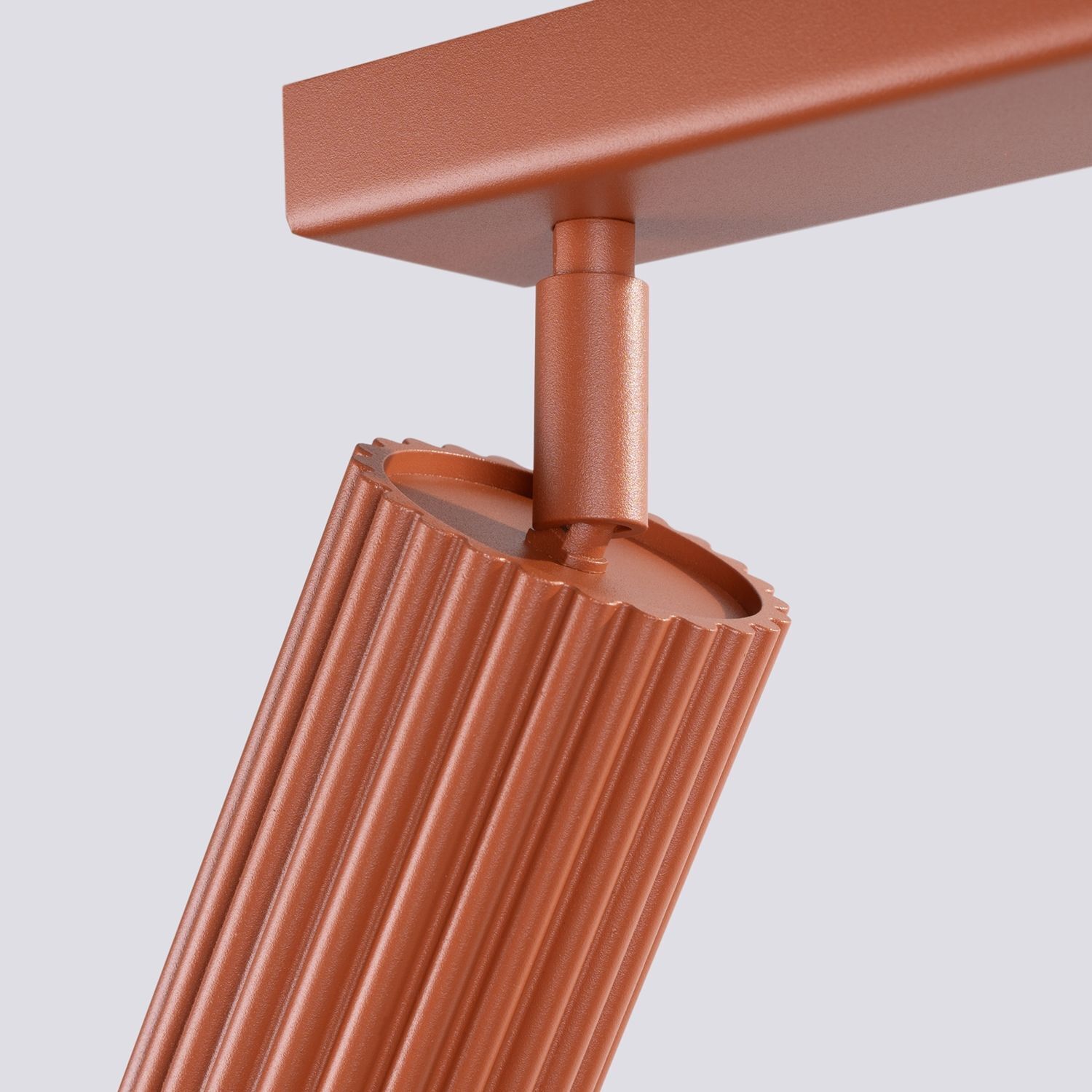 Deckenleuchte schwenkbar B: 30 cm klein 2-flammig GU10 Rot