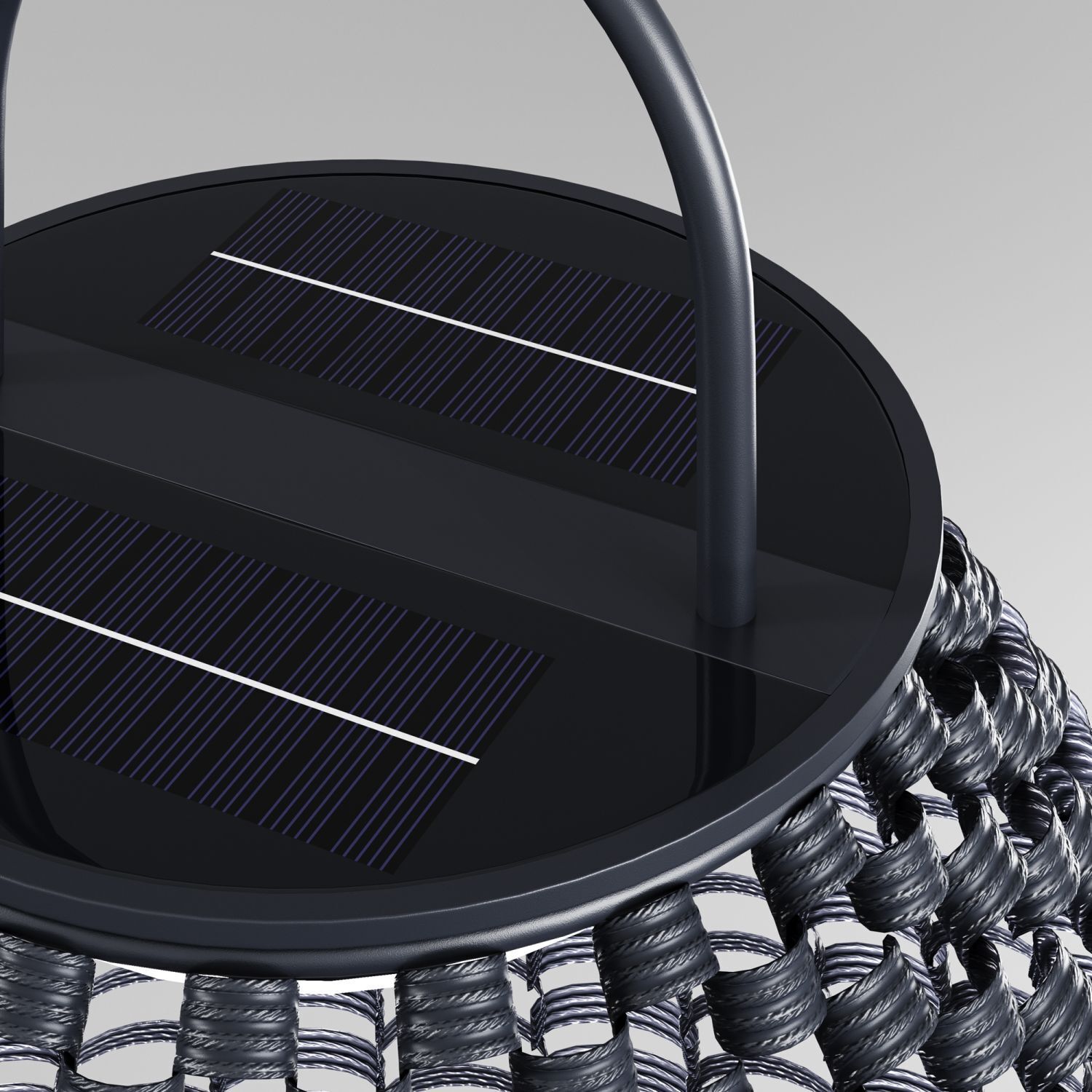 Solar Tischleuchte außen LED Rattan rund D: 36 cm 45 cm Zubehor, Tasche, Handtasche, Korb, Geldbörse