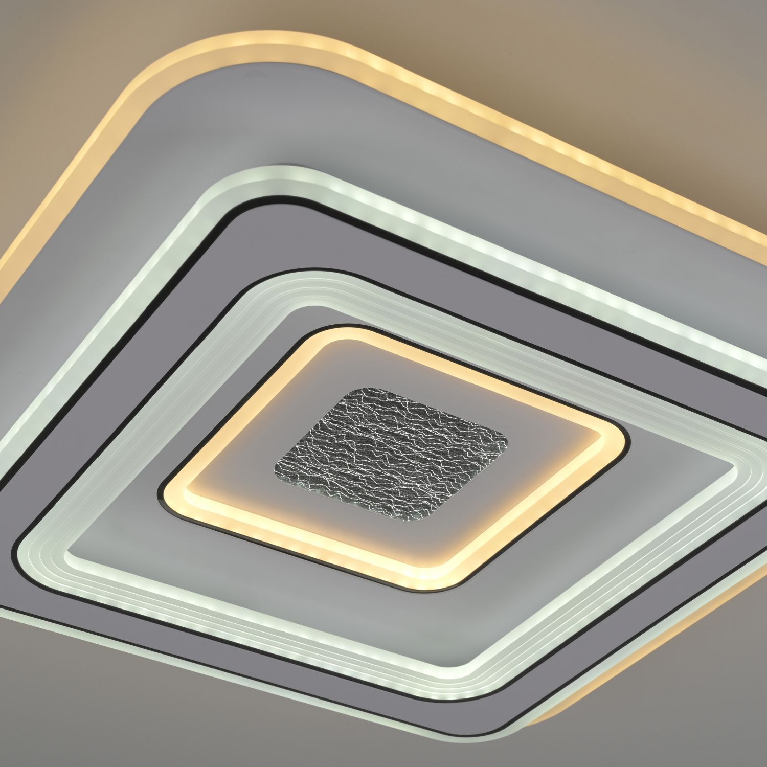 Lampe de plafonnier LED Variateur Télécommande 6500 lm Veilleuse Deckenleuchte