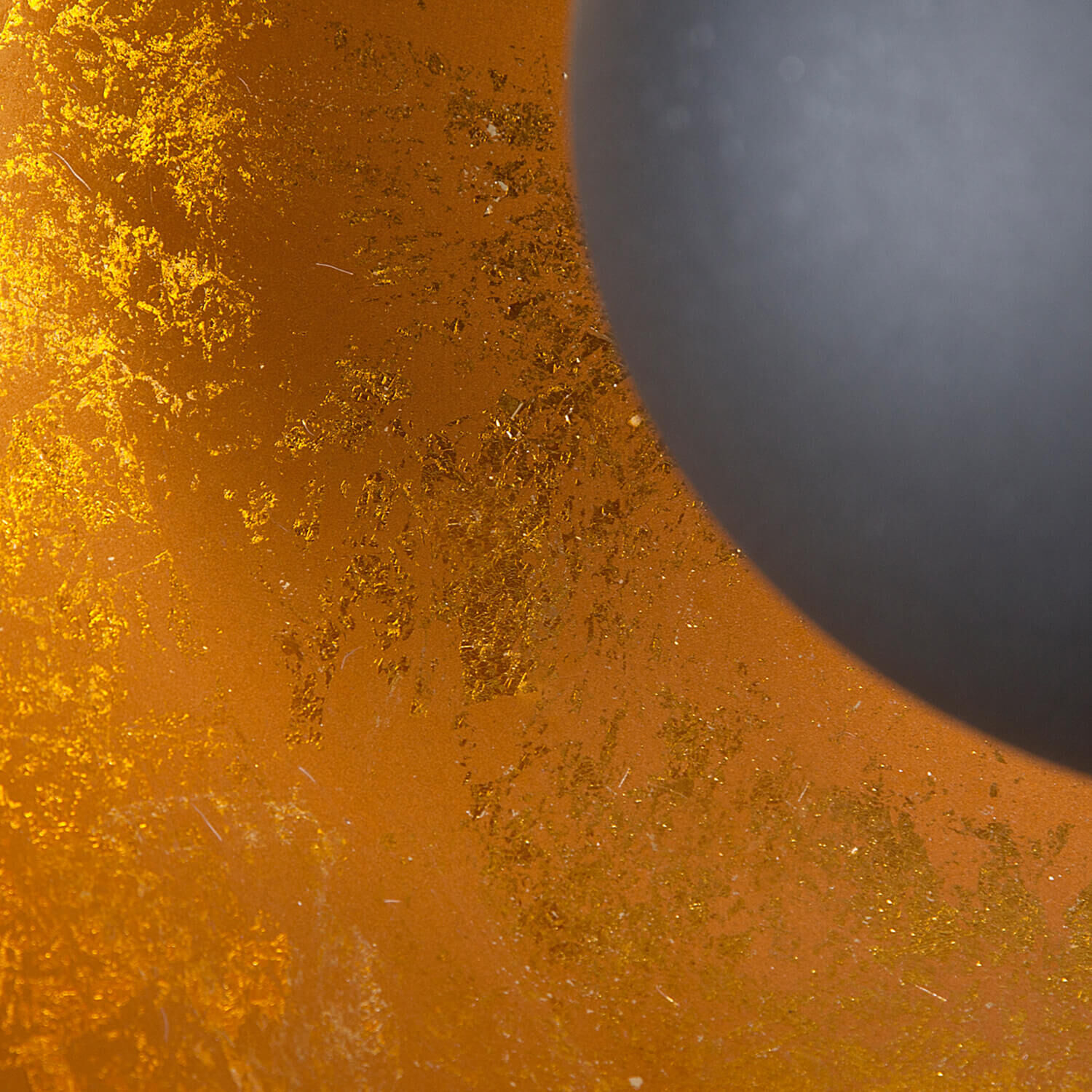 Stehleuchte 160cm Retro Dreibein Schwarz Gold Sphäre