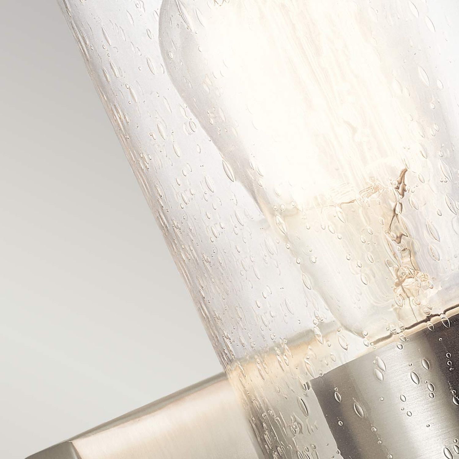 Wandleuchte Glas Metall 25,5 cm hoch in Grau Antik Silber Wandleuchte Glas Metall 25,5 cm hoch in Grau Antik Silber