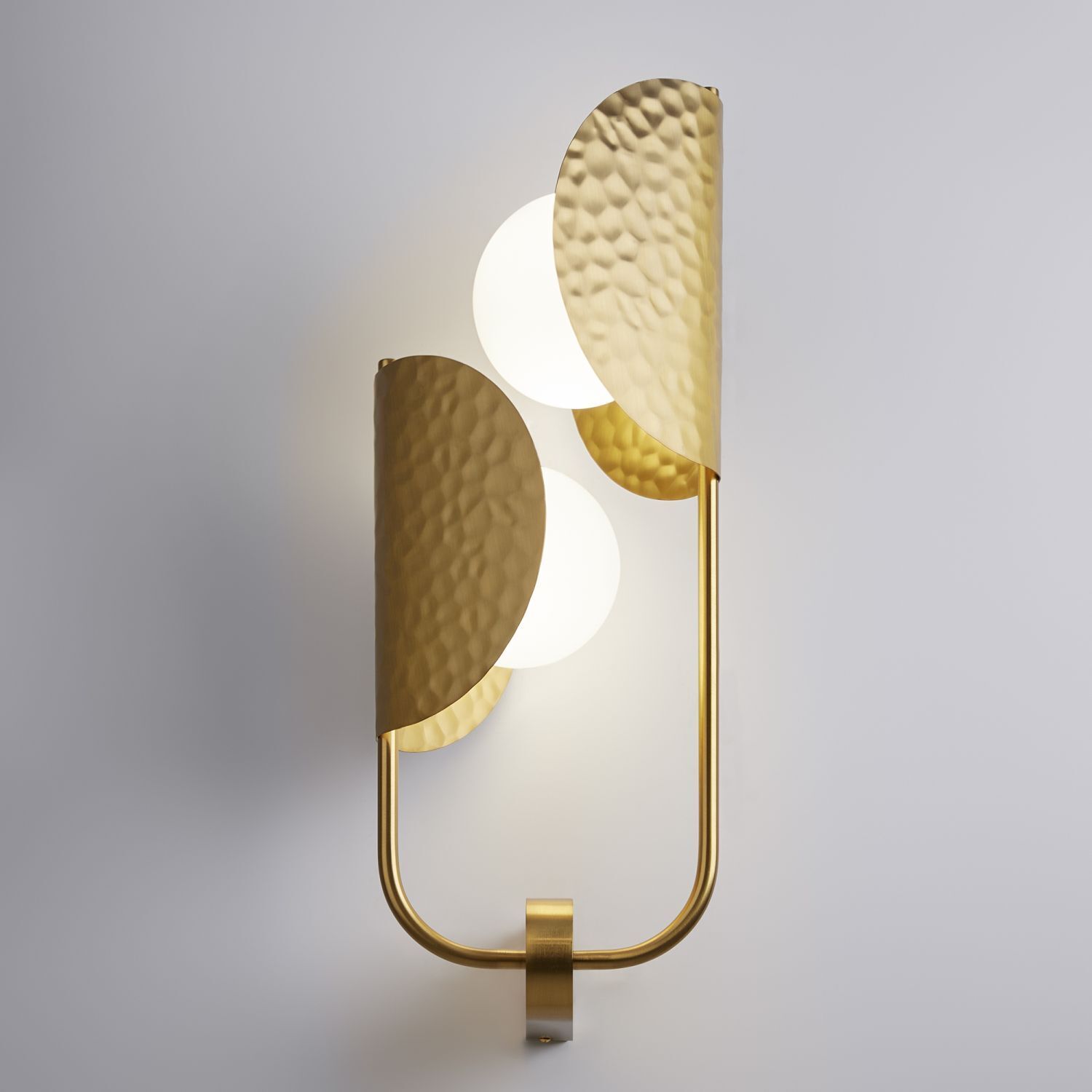lampe, Wandleuchte, gold, Deko, metallisch