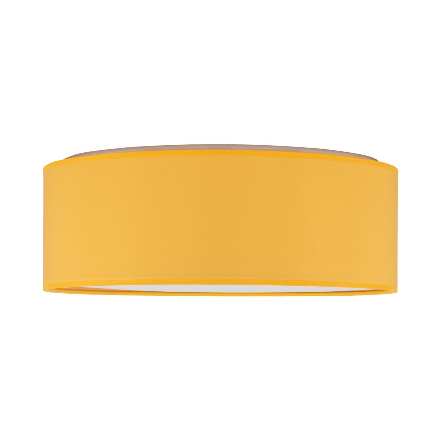 Deckenlampe Kinderzimmer Gelb rund Ø 38 cm Stoff 4x E27 Deckenleuchte