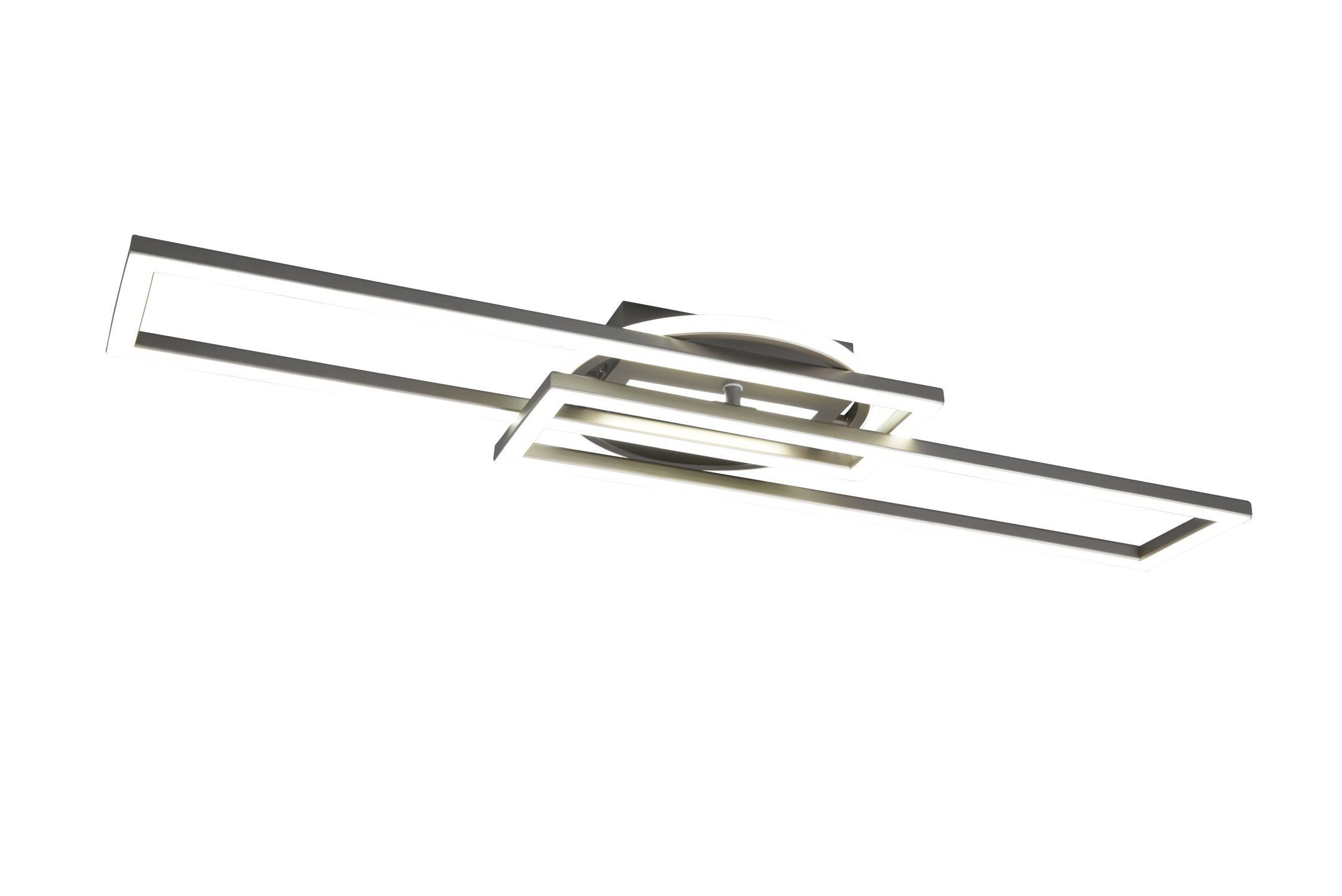 LED Deckenlampe in Nickel Dimmer Fernbedienung 4500 lm Gerät, Deckenventilator, Elektrisches Gerät