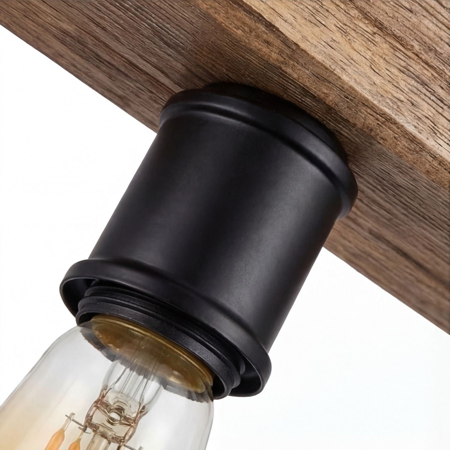 lampe, hängend, schrank, glühbirne, schwarz