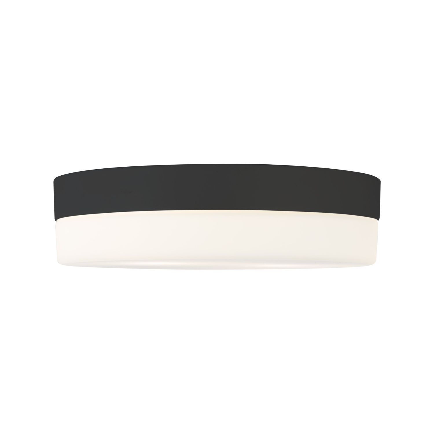 Lampe de salle de bain plafond IP44 salle de bain Ø 29 cm rond blanc noir