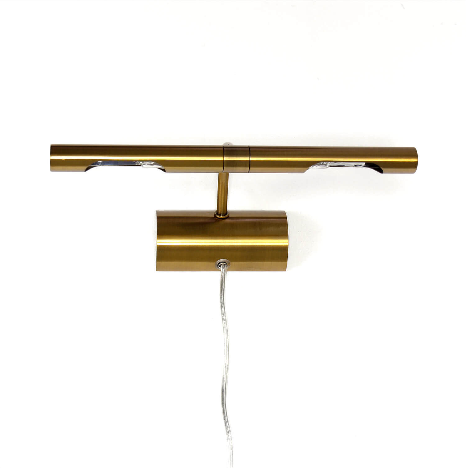 Bilderlampe Stecker in Bronze 2x G9 Wohnzimmer