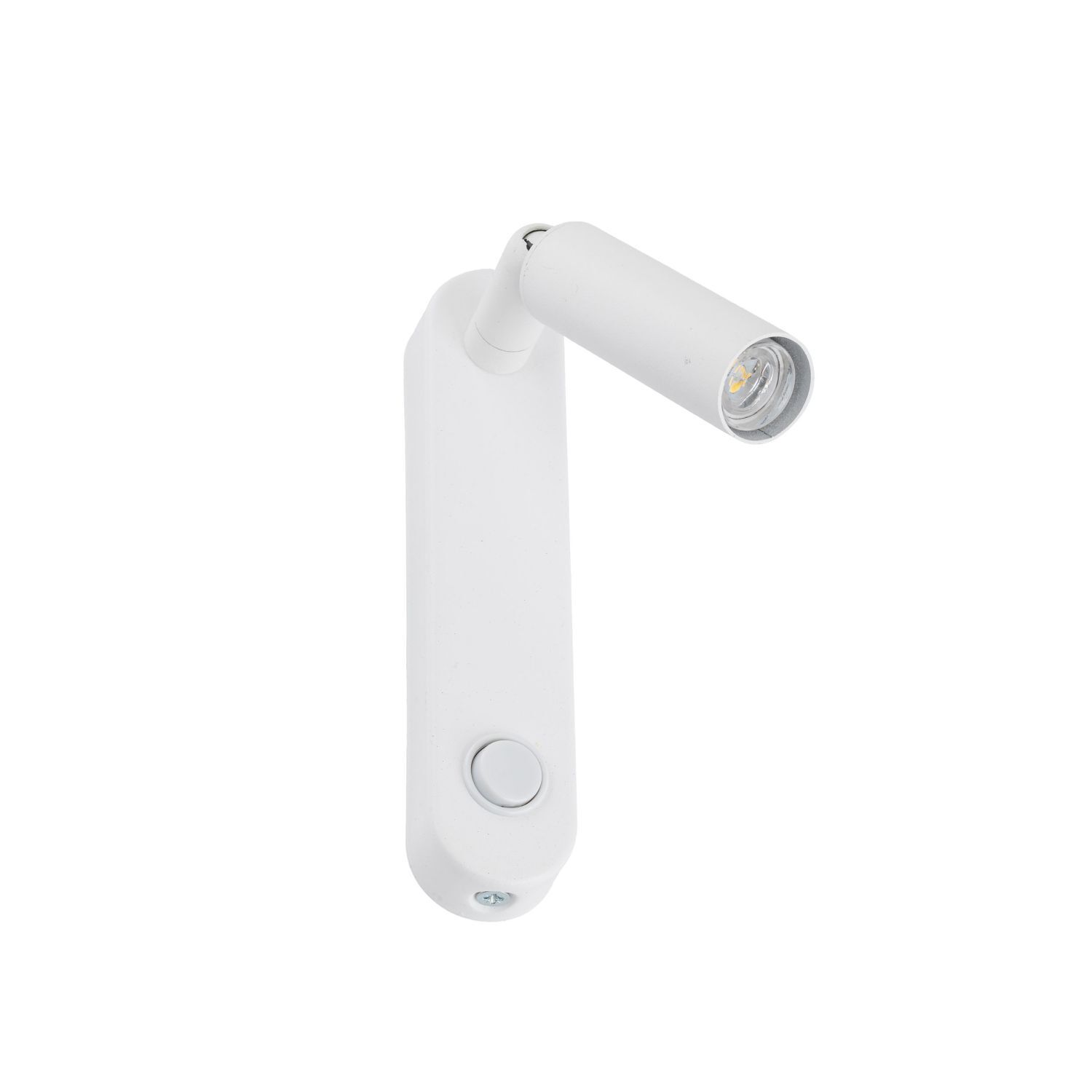 Applique avec interrupteur H : 22 cm orientable Blanc Métal G9