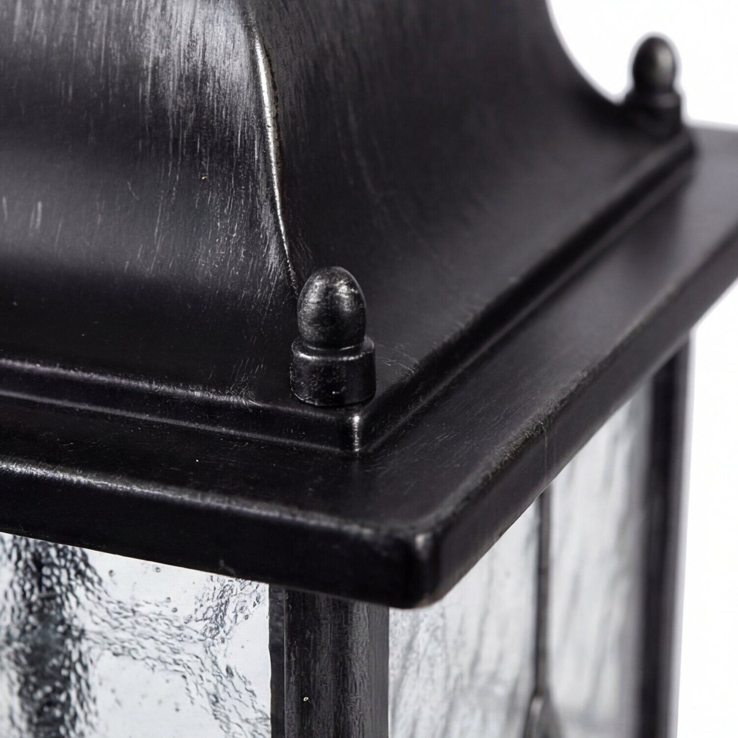 aussen-haengeleuchte-thompson-1-flammig-schwarz-mit-silber-finish-vintage-06 Laterne, Schwarz, Glas, Metall, Outdoor