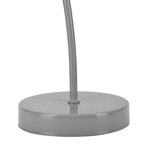 Lampe de table en métal Gris H:32cm stylé MADALYNN
