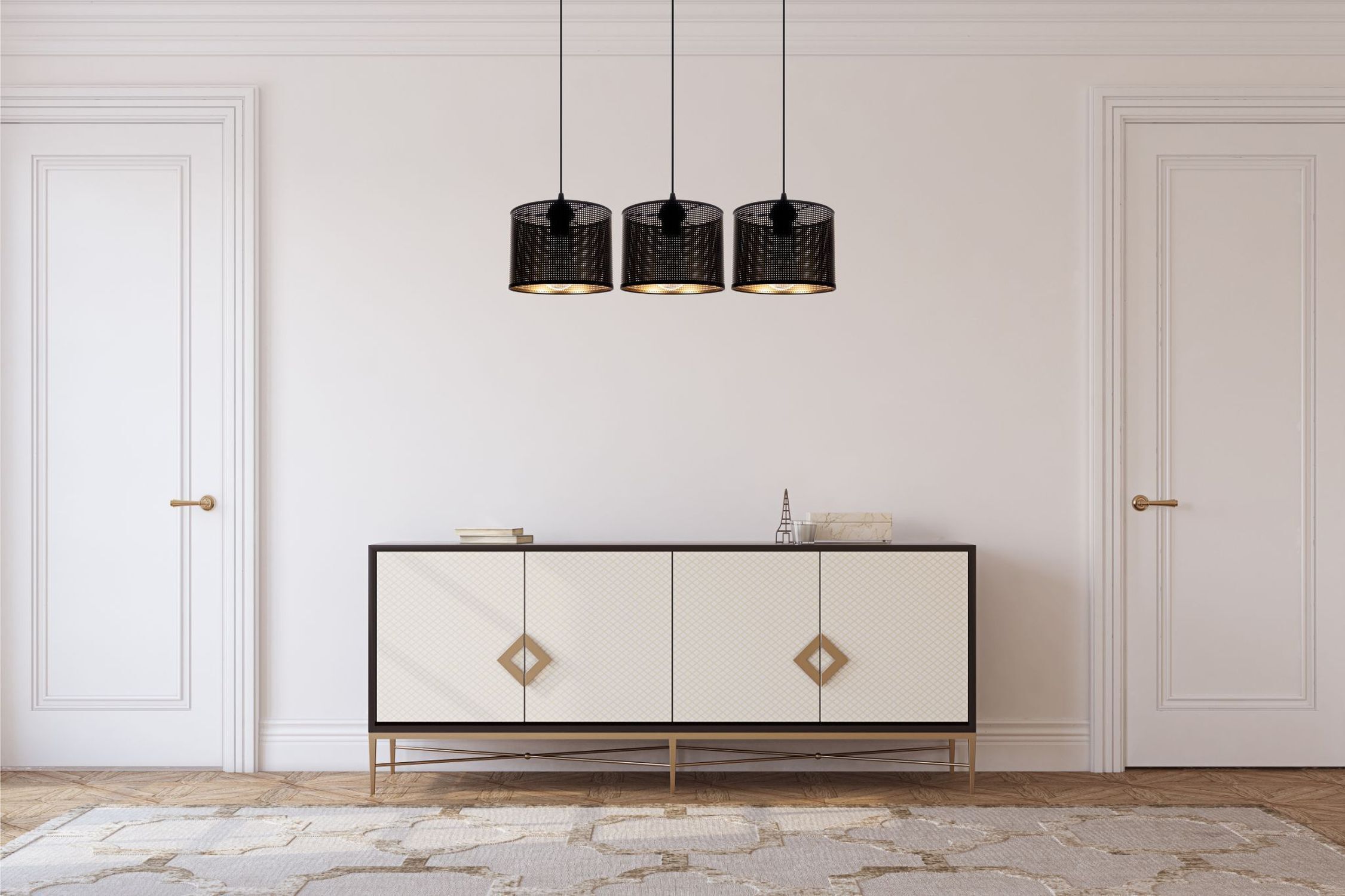 sideboard, Konsole, Schrank, Beleuchtung, Wohnkultur