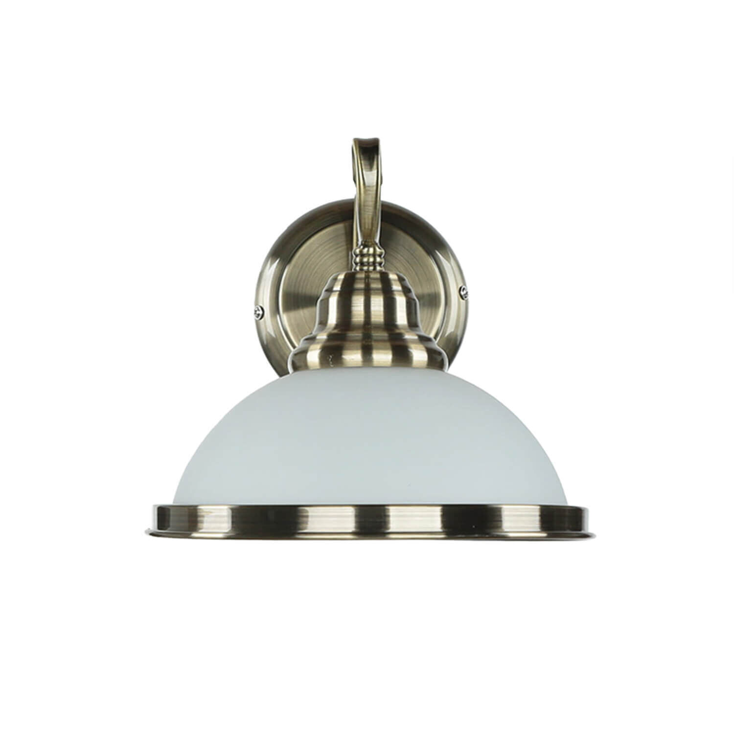 Applique ELISETT avec abat-jour en verre antique