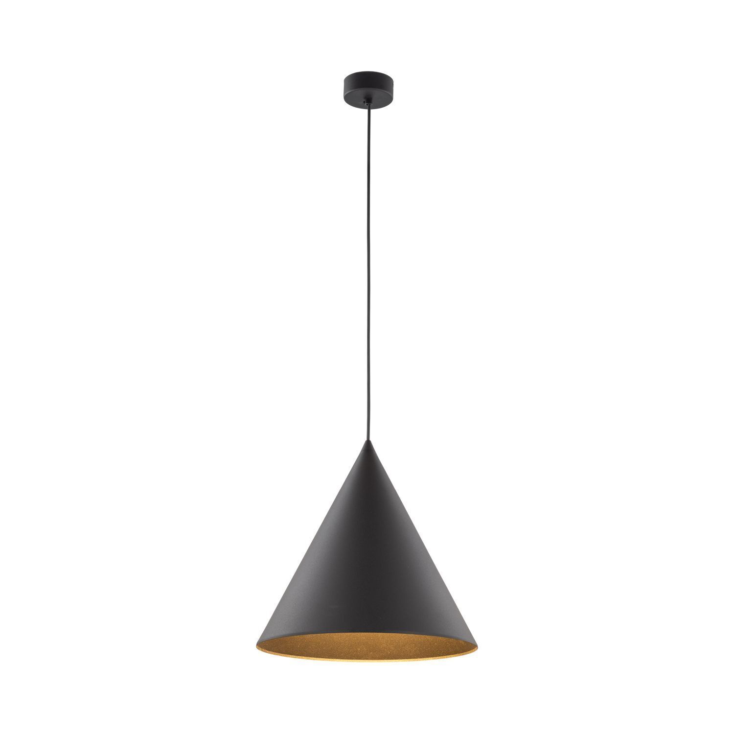 Suspension noire métal E27 Ø 32 cm H : max. 165 cm Lampe, Beleuchtung