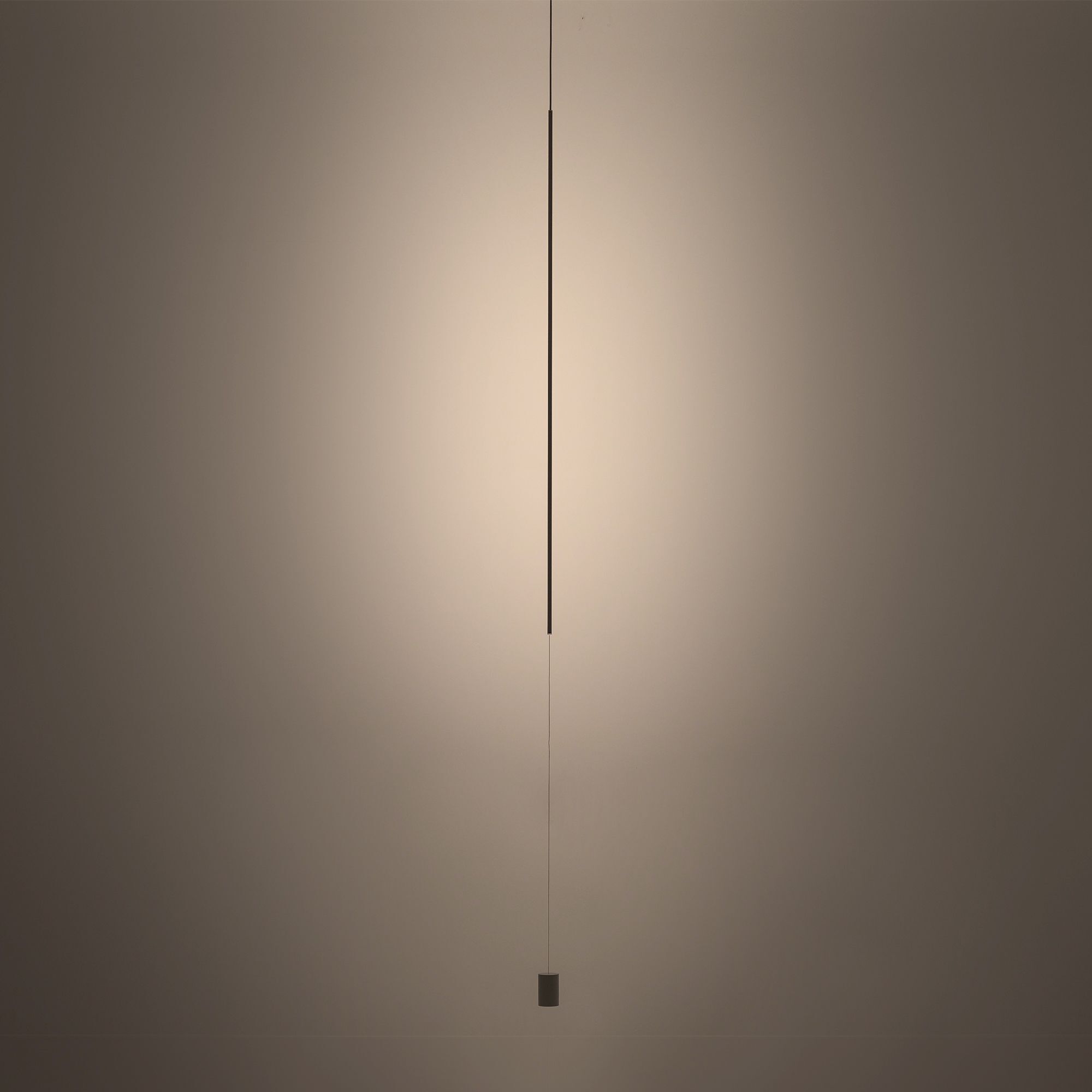 LED Pendelleuchte Weiß Aluminium Ø5,5 cm rund 19 W hängelampe, pendant, lineare leuchte, minimal, licht