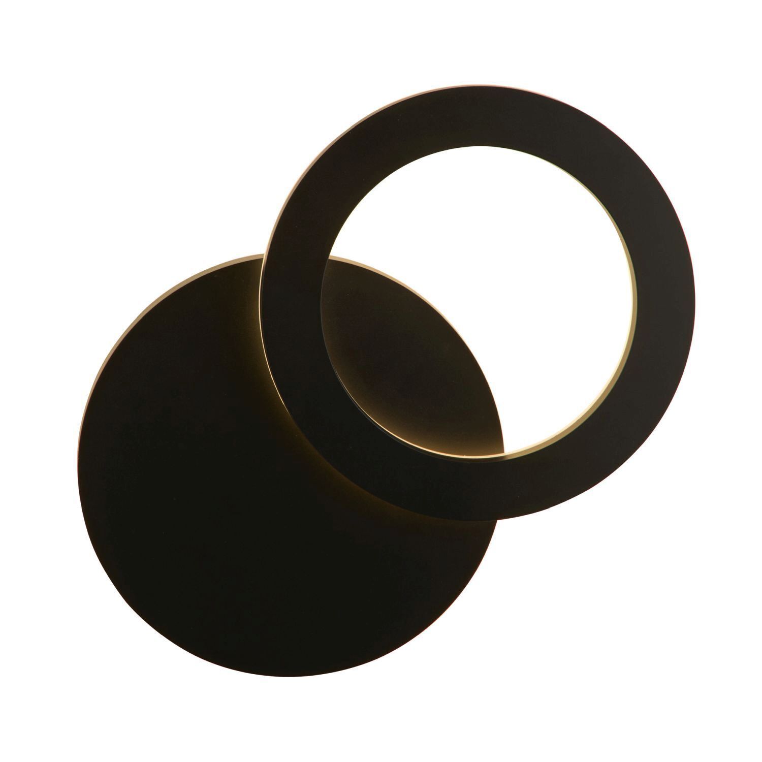 LED Wandleuchte Außen Aluminium IP44 H: 38,5 cm Schwarz LED Wandleuchte Außen Aluminium IP44 H: 38,5 cm Schwarz