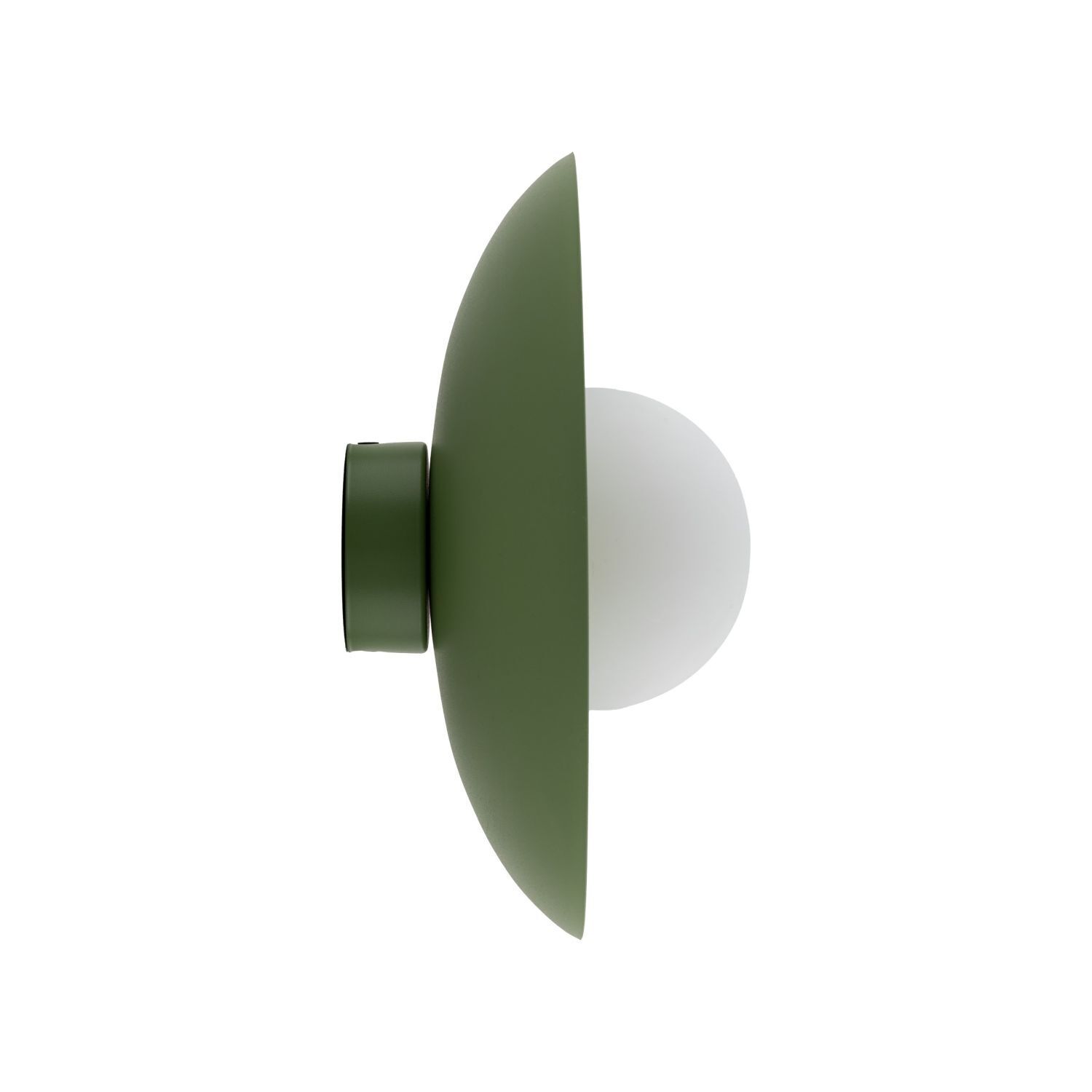 Grüne Wandlampe Glaskugel blendarm G9 B:28 cm wohnlich Beleuchtung