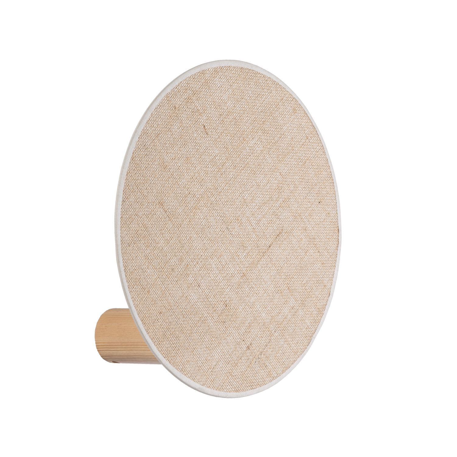Applique murale tissu bois rond lumière indirecte E27 brun Ø 36 cm Sperrholz, Holz