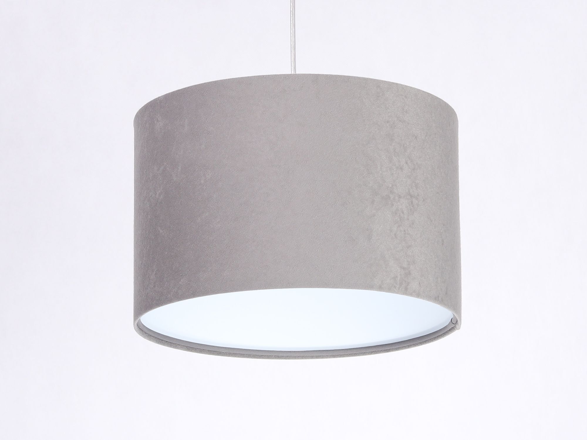 Lampe à suspendre Gris Blanc Rétro ronde Salle à manger Luminaire