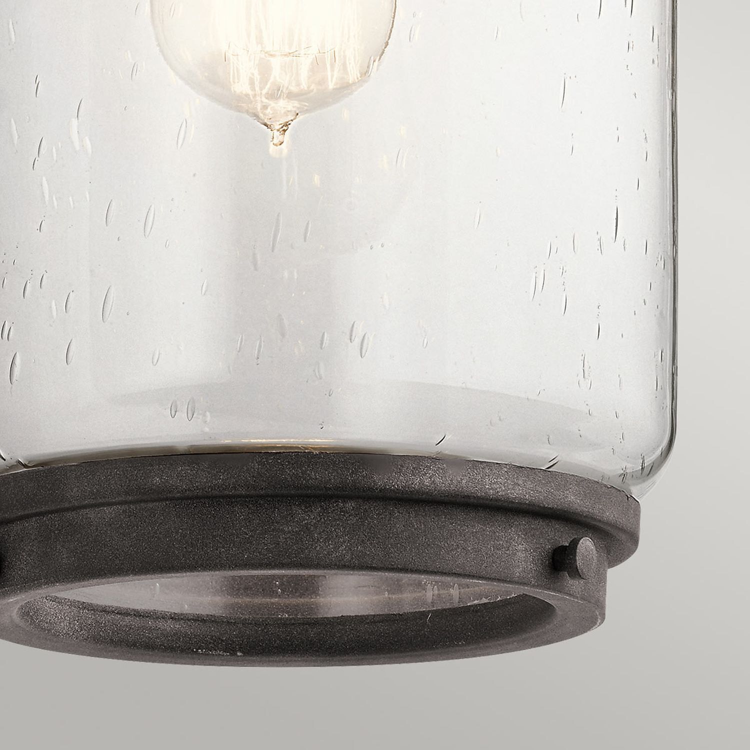 Lampe d'extérieur mur 43,7 cm de haut IP44 E27 Alu Verre Vintage Leuchte, Deckenleuchte, Lampe