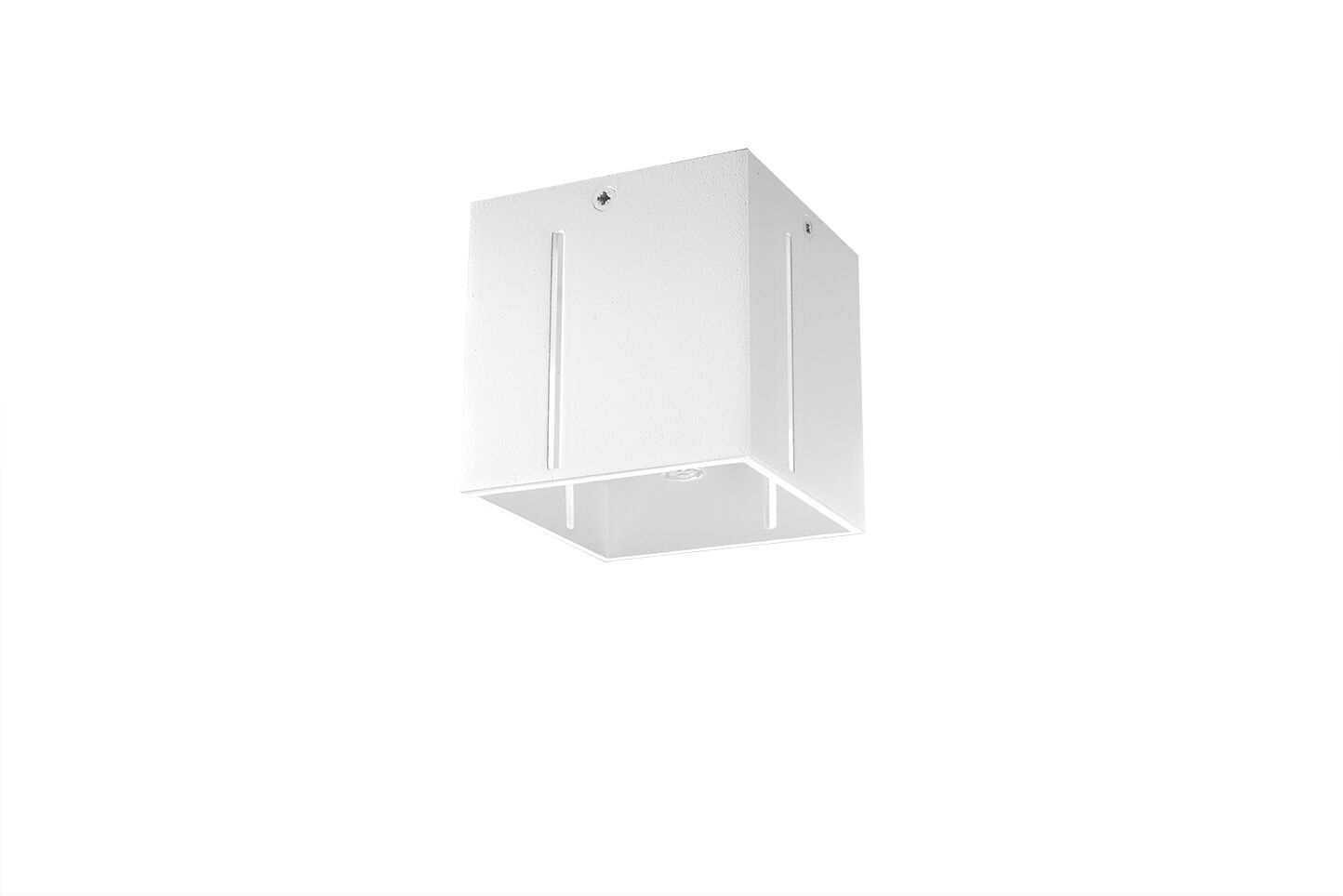 Deckenleuchte Weiß klein B:10cm eckig Modern FUFIA