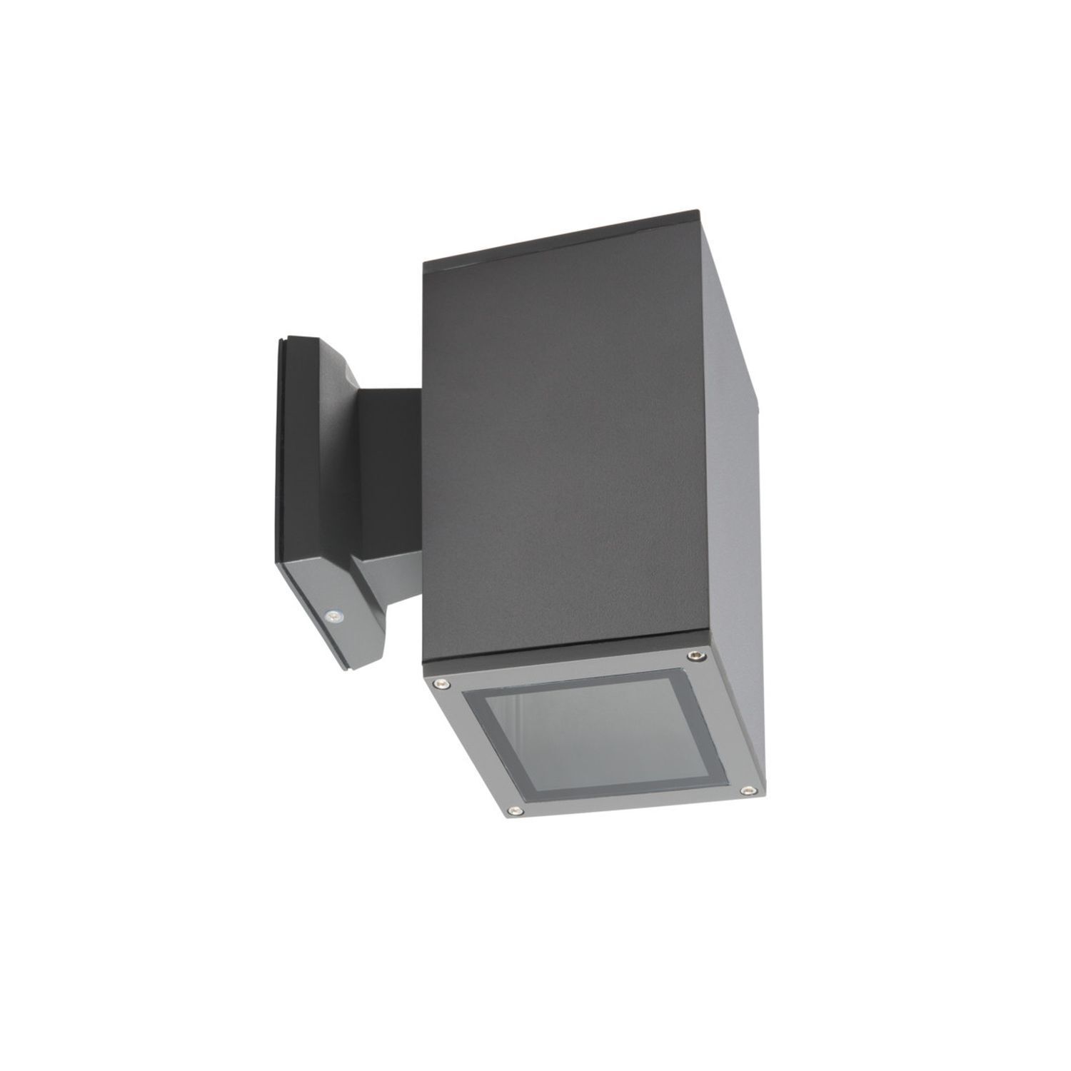 Lampe d'extérieur murale anthracite E27 aluminium verre MAIRI