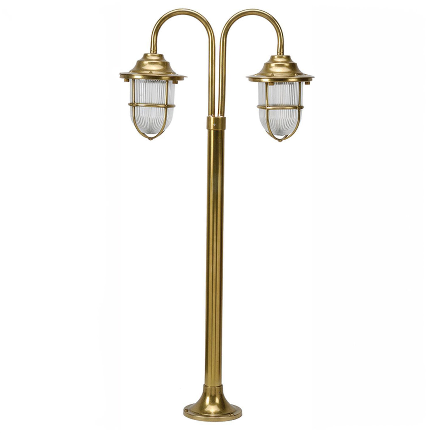 Außenlampe Messing H:85cm Maritim Weg Garten IP54