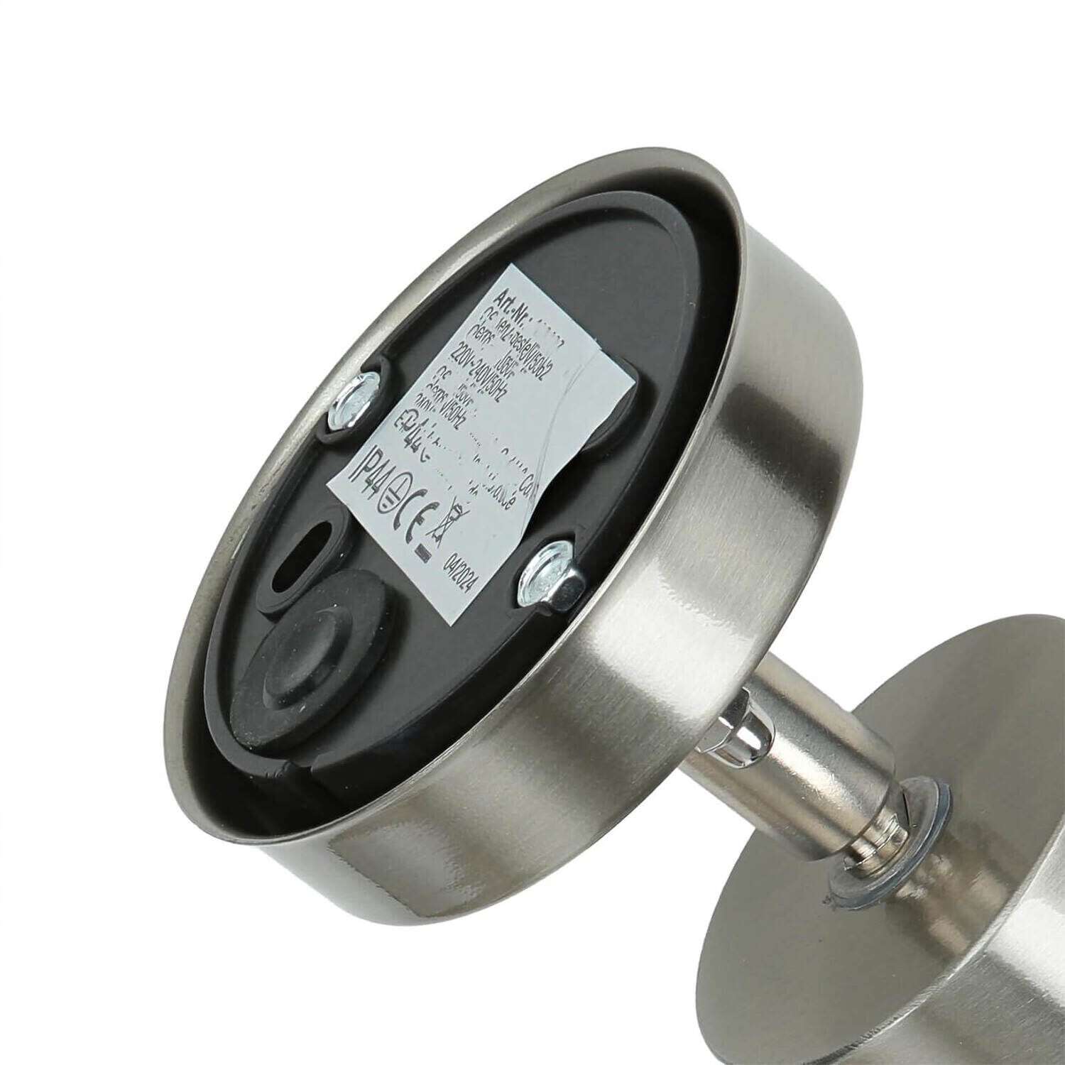 Spot Lampe außen Edelstahl IP44 GU10 Haus Wand COLLINS