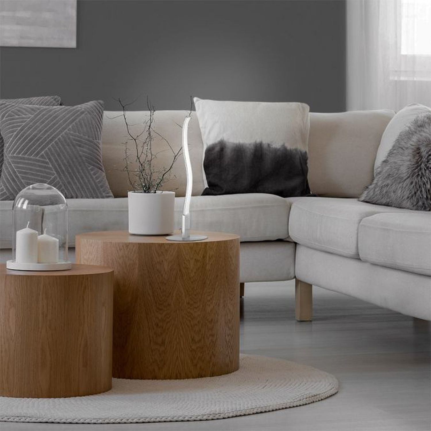 Lampe de table LED métal en acier 30 cm 300 lm faible éblouissement Kaffeetisch, Tabelle, Couch, Dekoration für Zuhause, Innenarchitektur