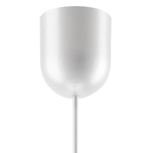 Suspension Gris Rétro ronde Table à manger Verre Lampe