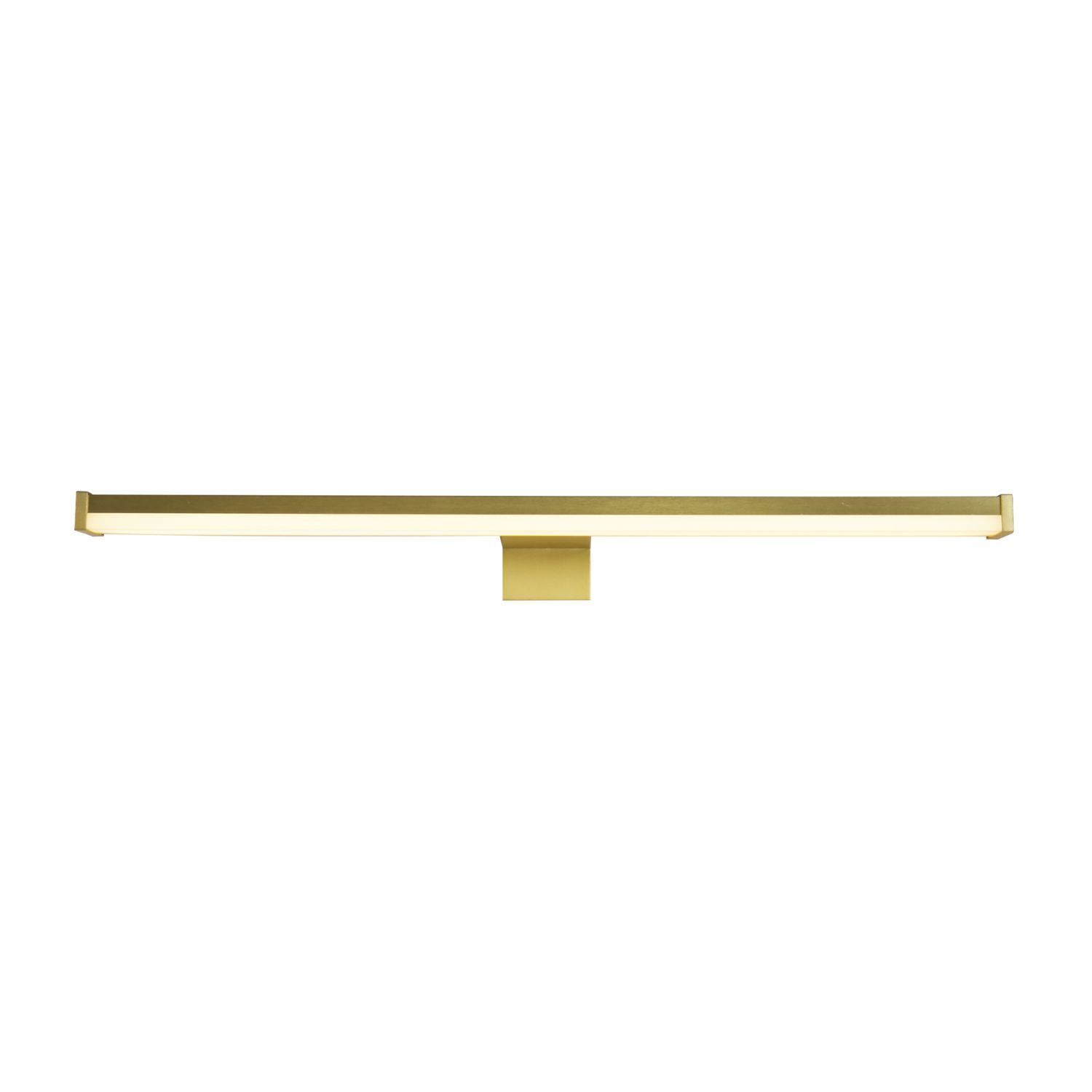 Goldene LED Spiegelleuchte Aluminium IP44 9 W 687 lm Wandbar, Goldbar, Lineares Licht, Zeitgenössisch, Armatur