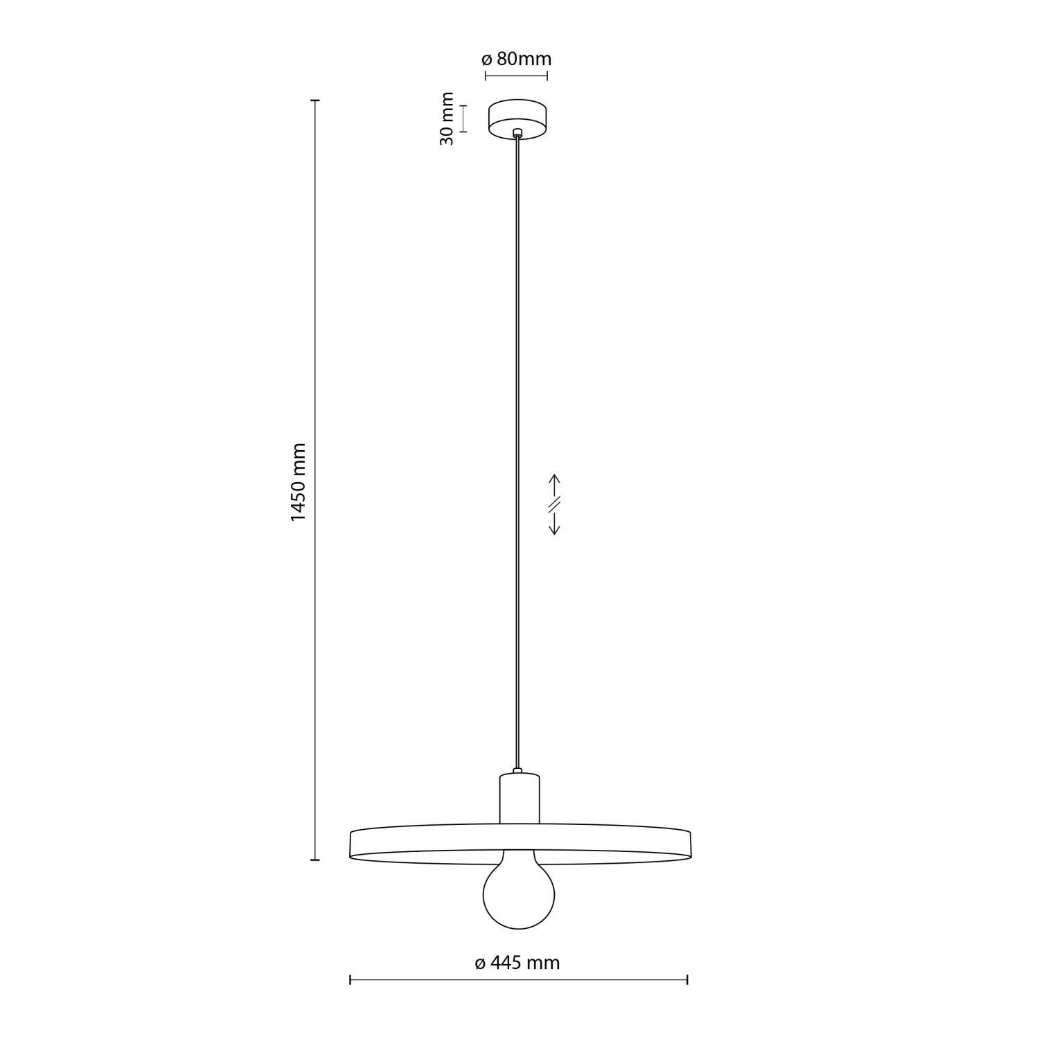 Lampe à suspendre vintage E27 Ø40 cm en rouge brique gris sable