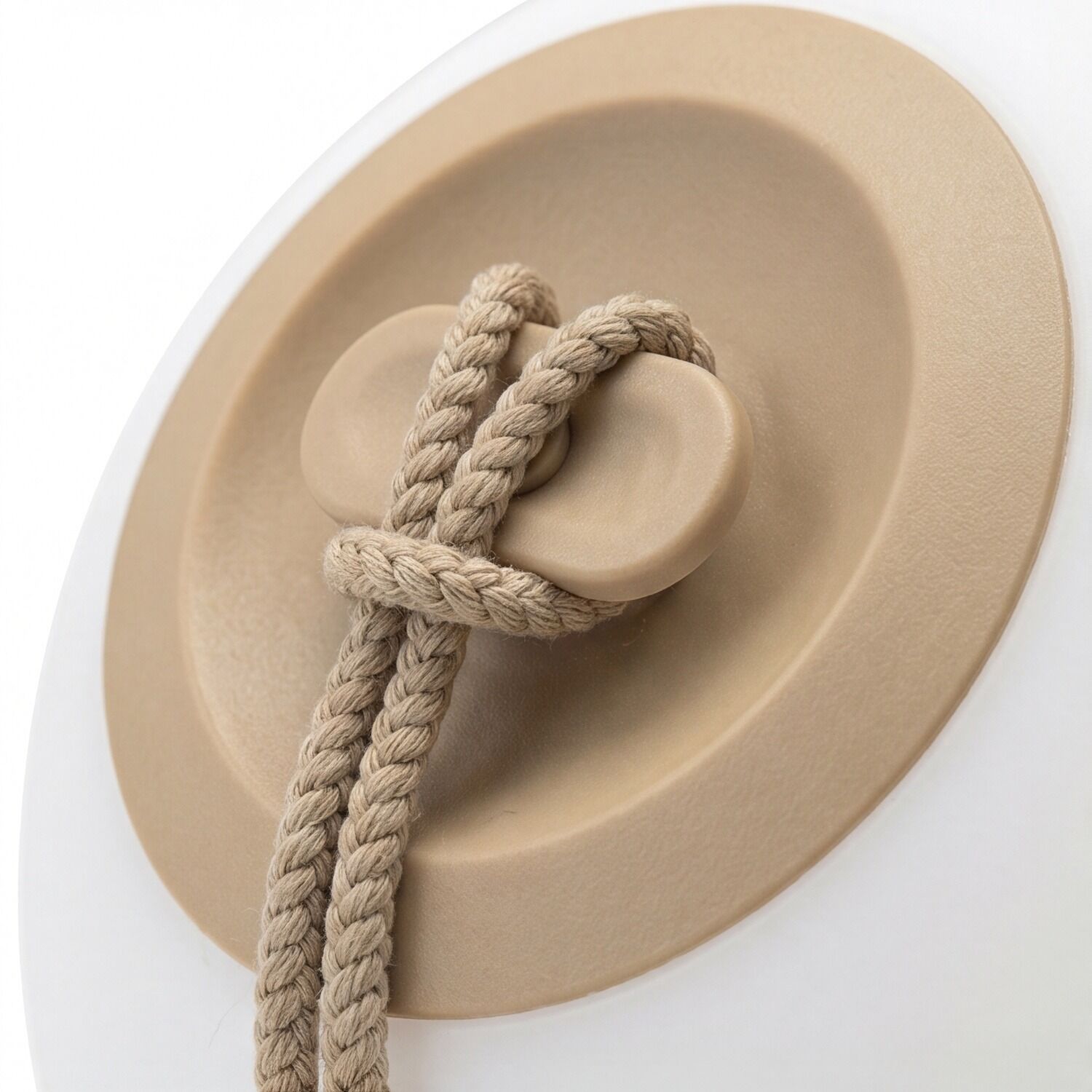 Flip?, Image zeigt tannes Seilknoten?, Seil, Knoten, Beige Seil
