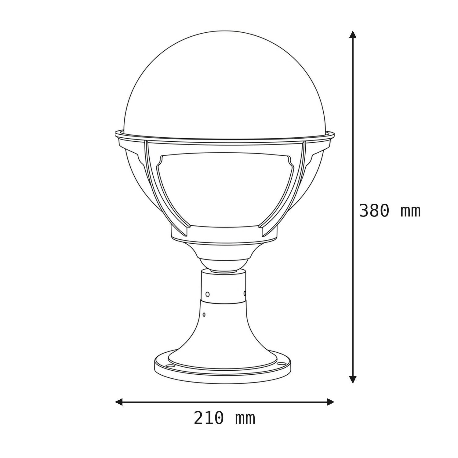 le23269-stehlampe-garten-terrasse-aussen-messing-glas-rustikal-e27-ip44-gold-weiss-06 lampe, globus, tischlampe, fuß-standfuß, abmessungen-210x380mm