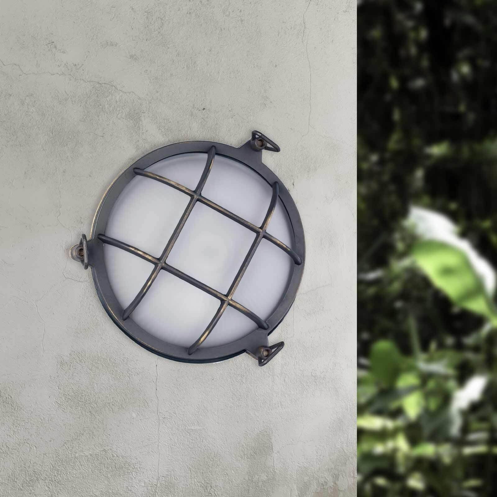 Applique extérieure IP44 Ø 25 cm Maritim véritable laiton verre Applique extérieure IP44 Ø 25 cm Maritim véritable laiton verre