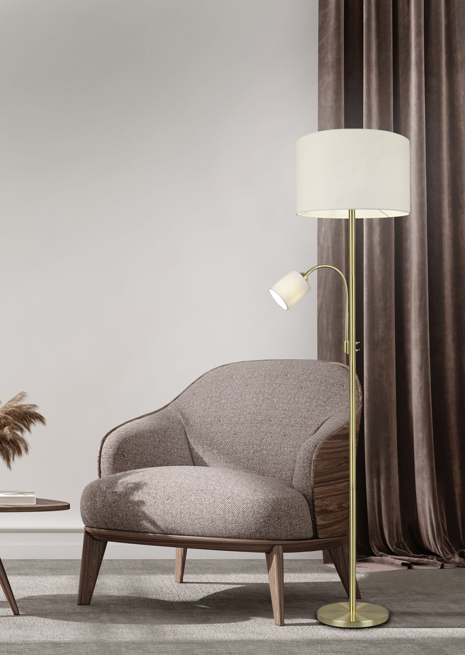 Lampe, Mobiliar, Stuhl, Stehlampe