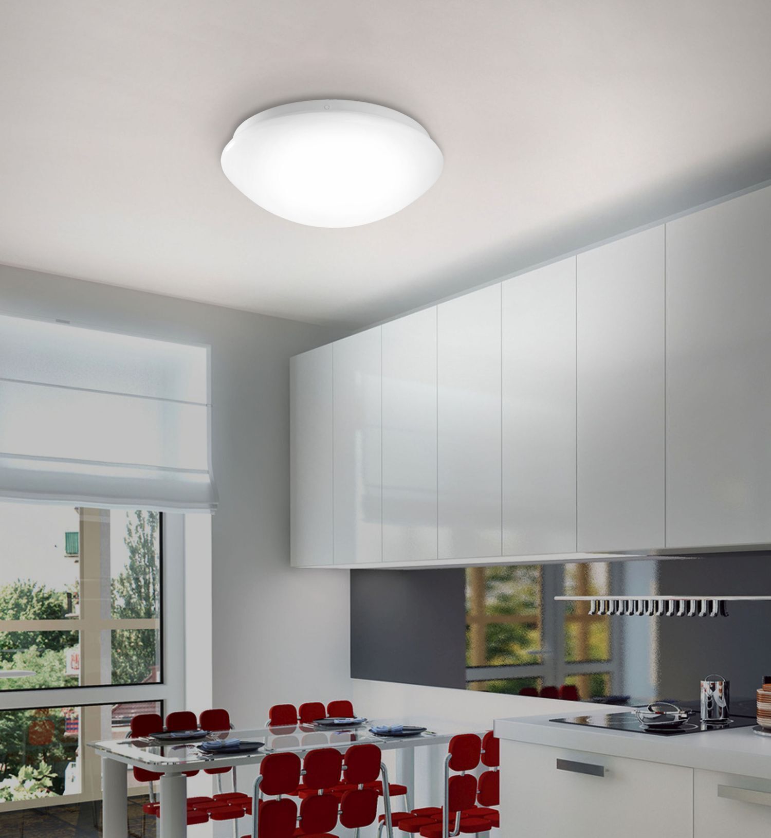 Drinnen, Innenarchitektur, Deckenleuchte, Küche