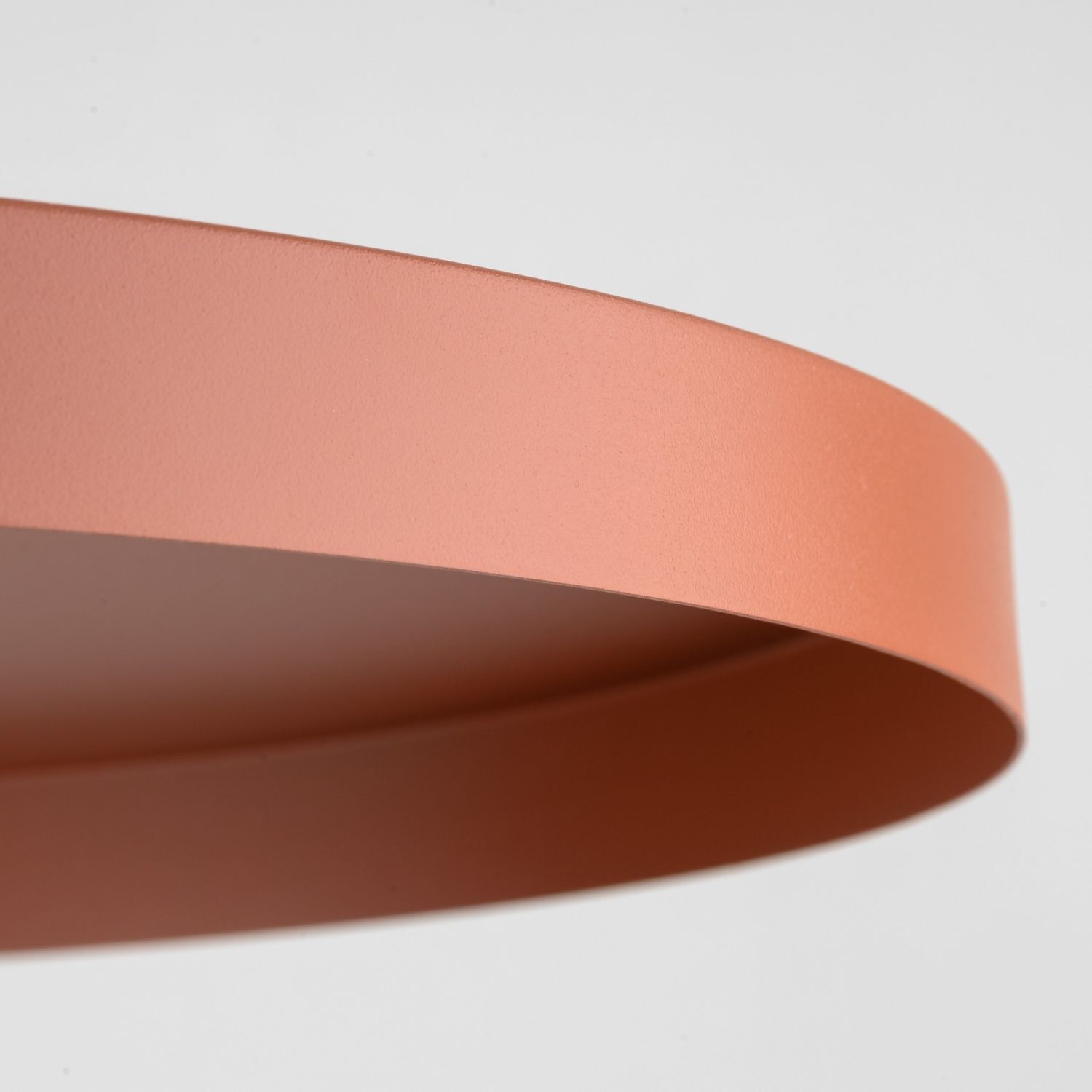 Runde Hängelampe E27 Ø40 cm Vintage Braun Ziegelrot