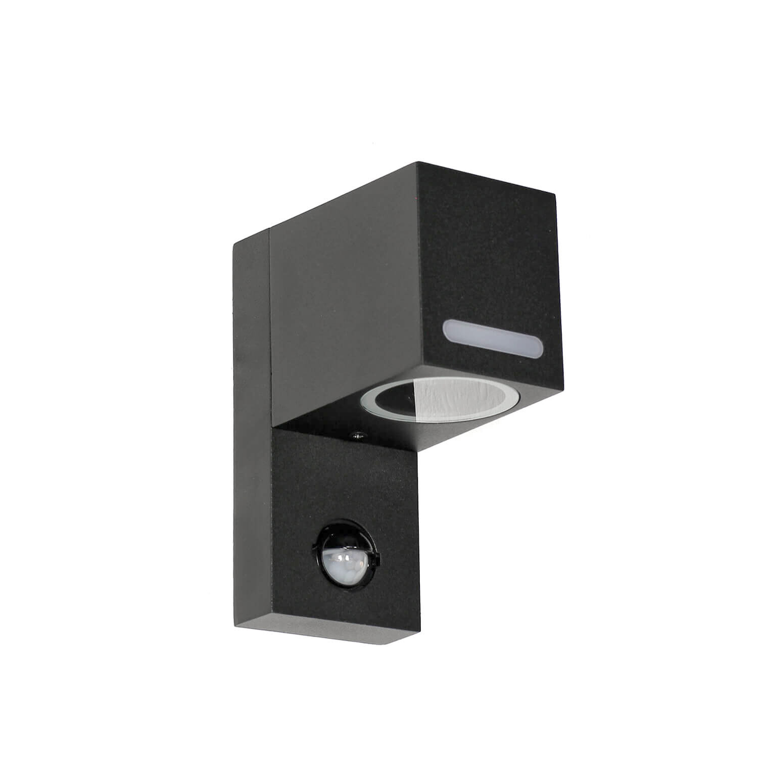 Moderne Außenwandleuchte mit Bewegungsmelder Grau AALBORG Postfach