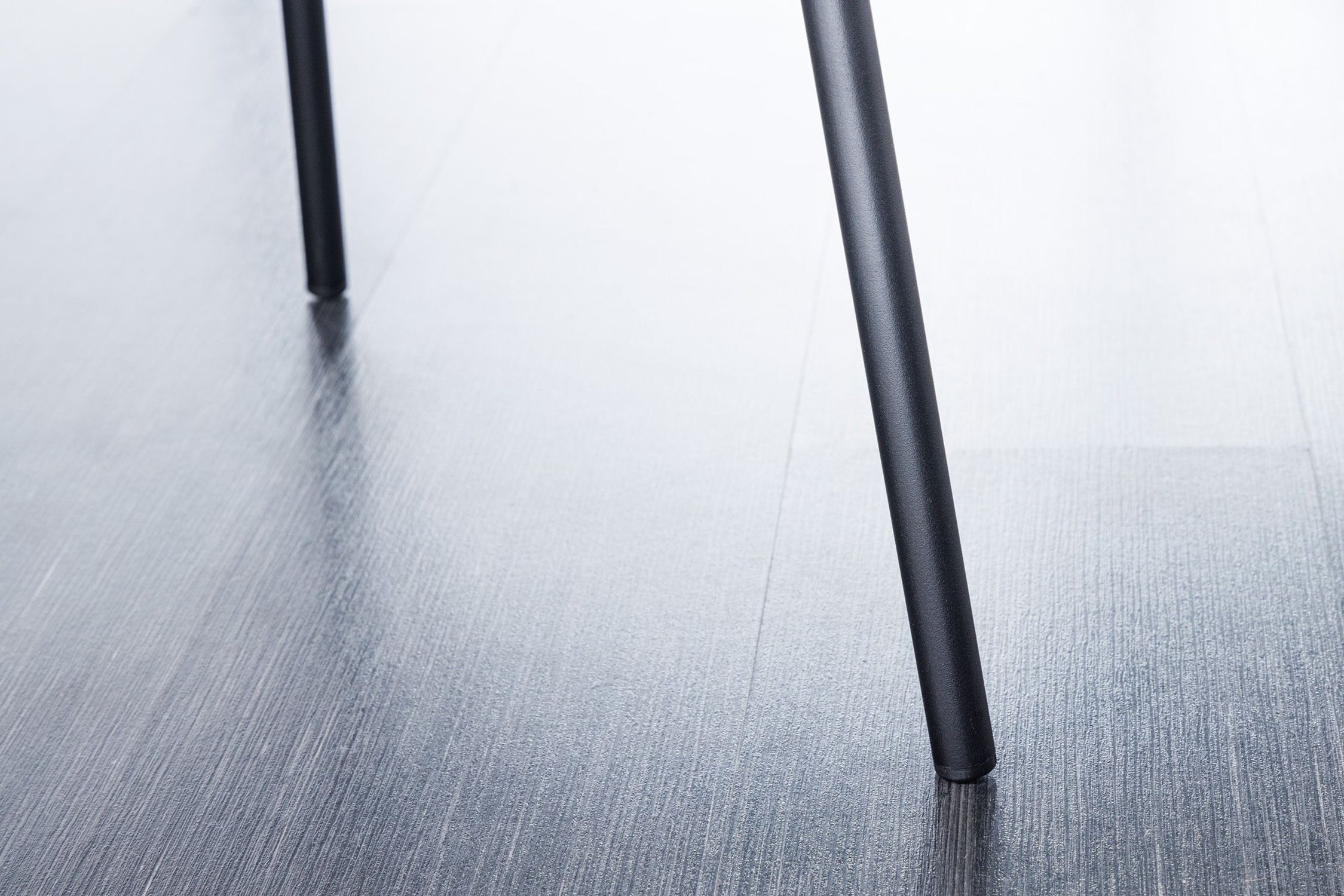 Chaise de salle à manger Bouclé Blanc Pieds en métal noir Rétro Fußboden, Bodenbeläge