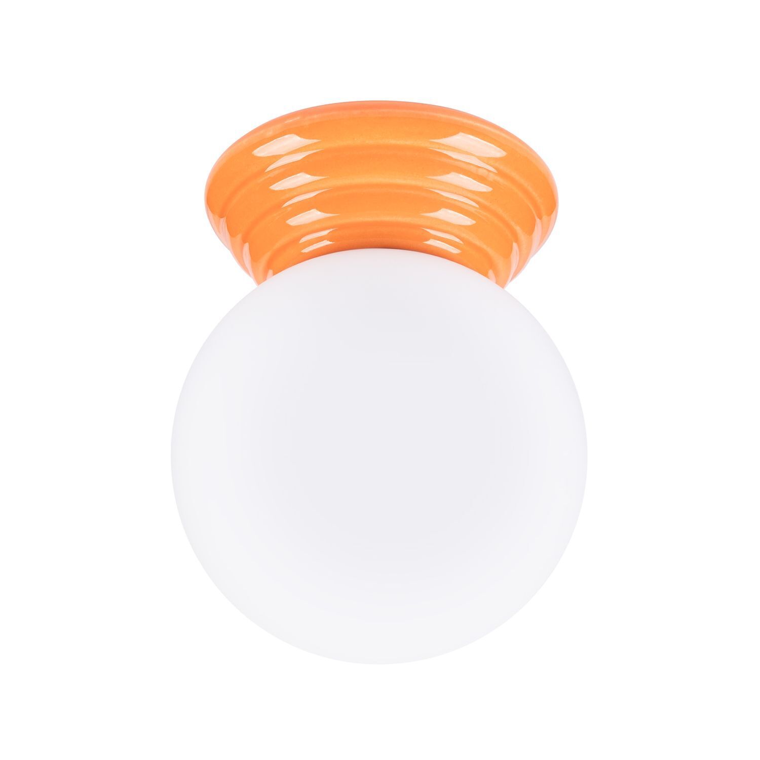 Deckenlampe Modern Keramik Glas Orange G9 IP44 B:12 cm