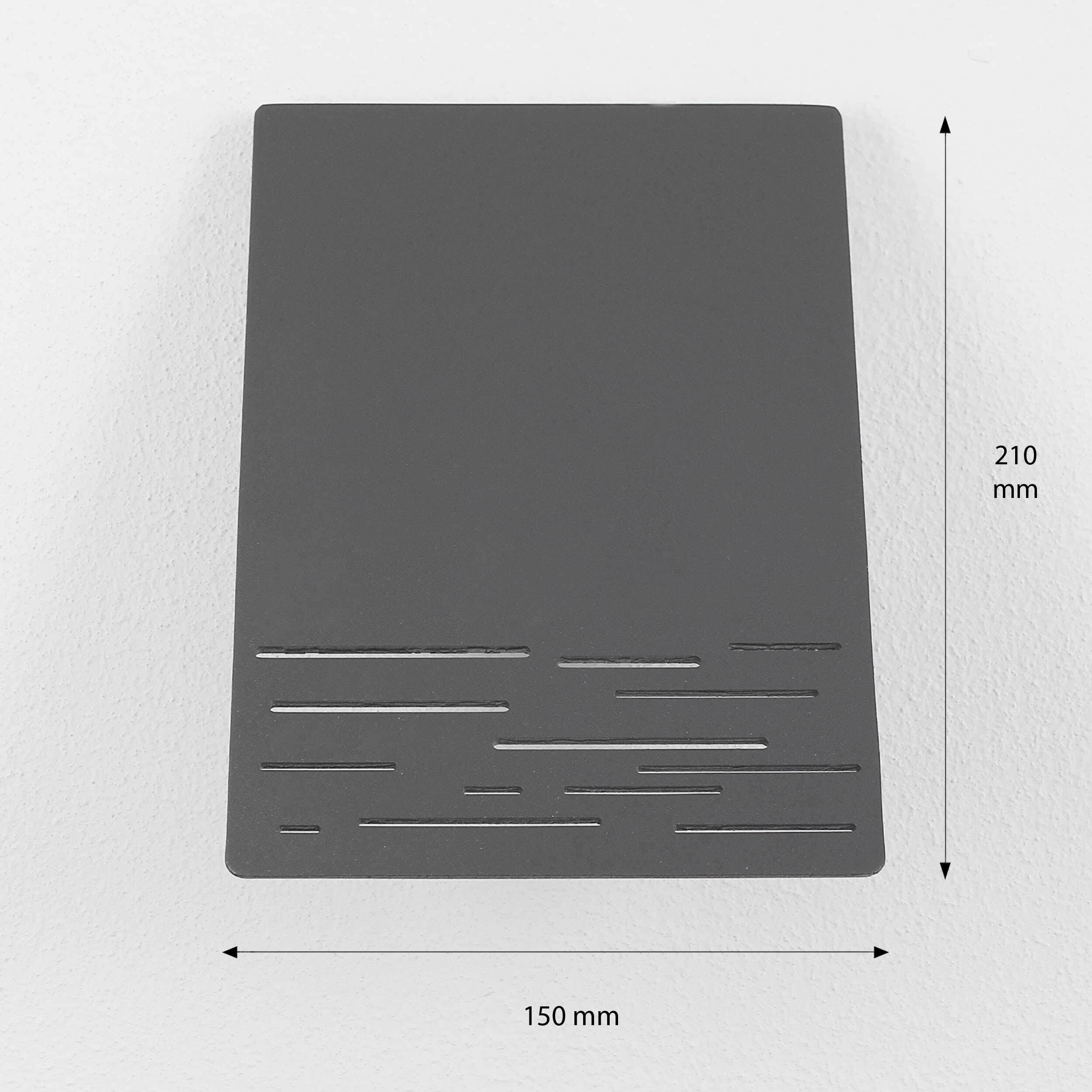 Moderne Außenwandleuchte LED anthrazit Kochfeld, Drinnen, Küche