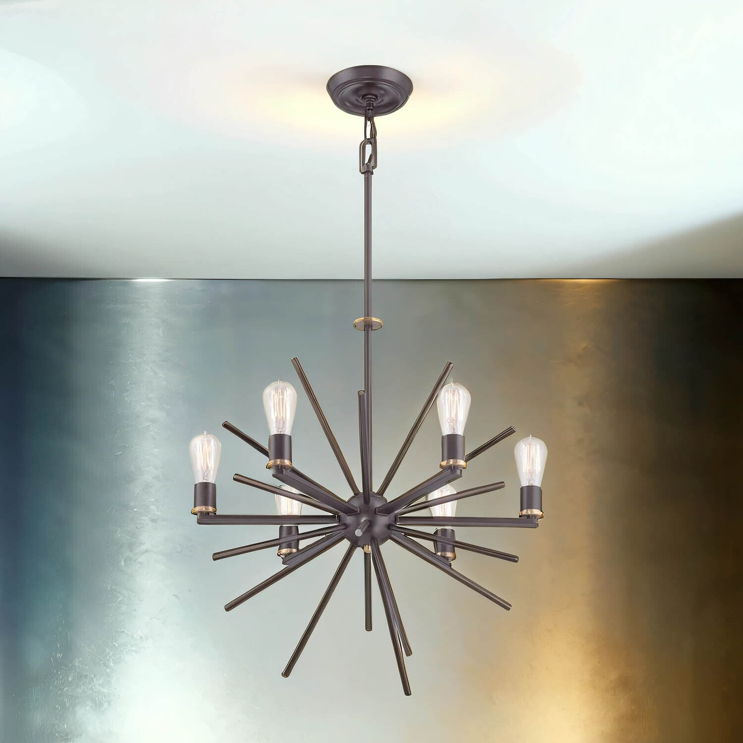 Kronleuchter NELI in Bronze Alt Ø65cm Lampe Leuchter, Lampe, Deckenleuchte