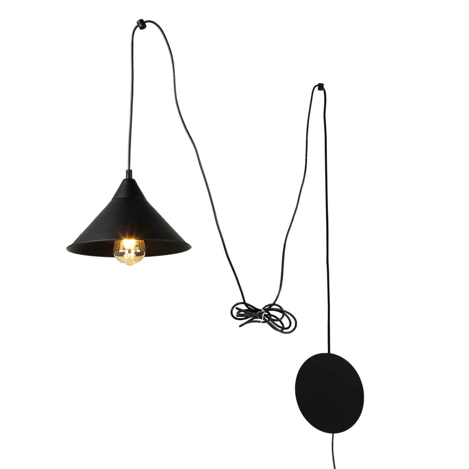 Pendelleuchte FLEXIO mit Steckdosenanschluss Lampe