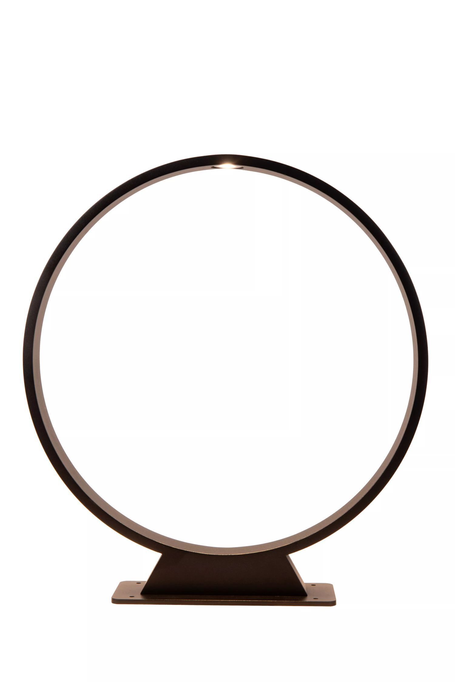 LED Dekoleuchte Aluminium Schwarz IP54 43,5 cm 3000 K Oval