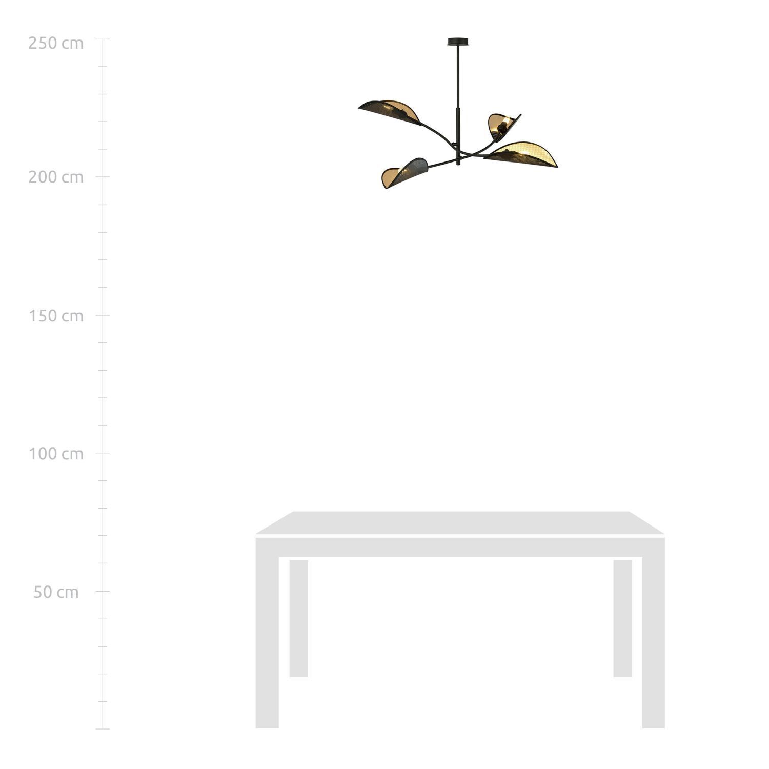 deckenleuchte-wohnzimmerlampe-modern-deckenleuchte-gold-becka-4x-e14-bis-10w-schwarz-gold-modern-design-le111095-07 Kronleuchter, Deckenleuchte, Moderner Leuchtenarm, Goldene Akzente, Mehrarmig