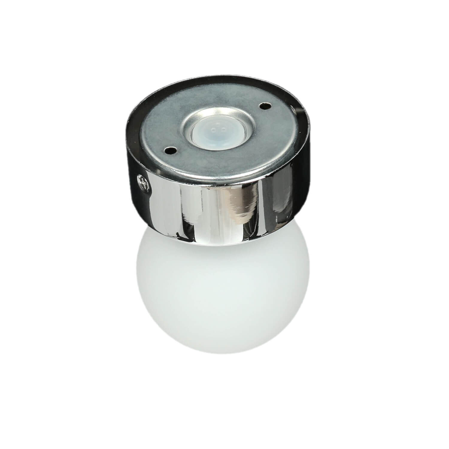 Wandlampe Bad IP44 rund in Chrom Ø7,5cm Licht, Leuchte