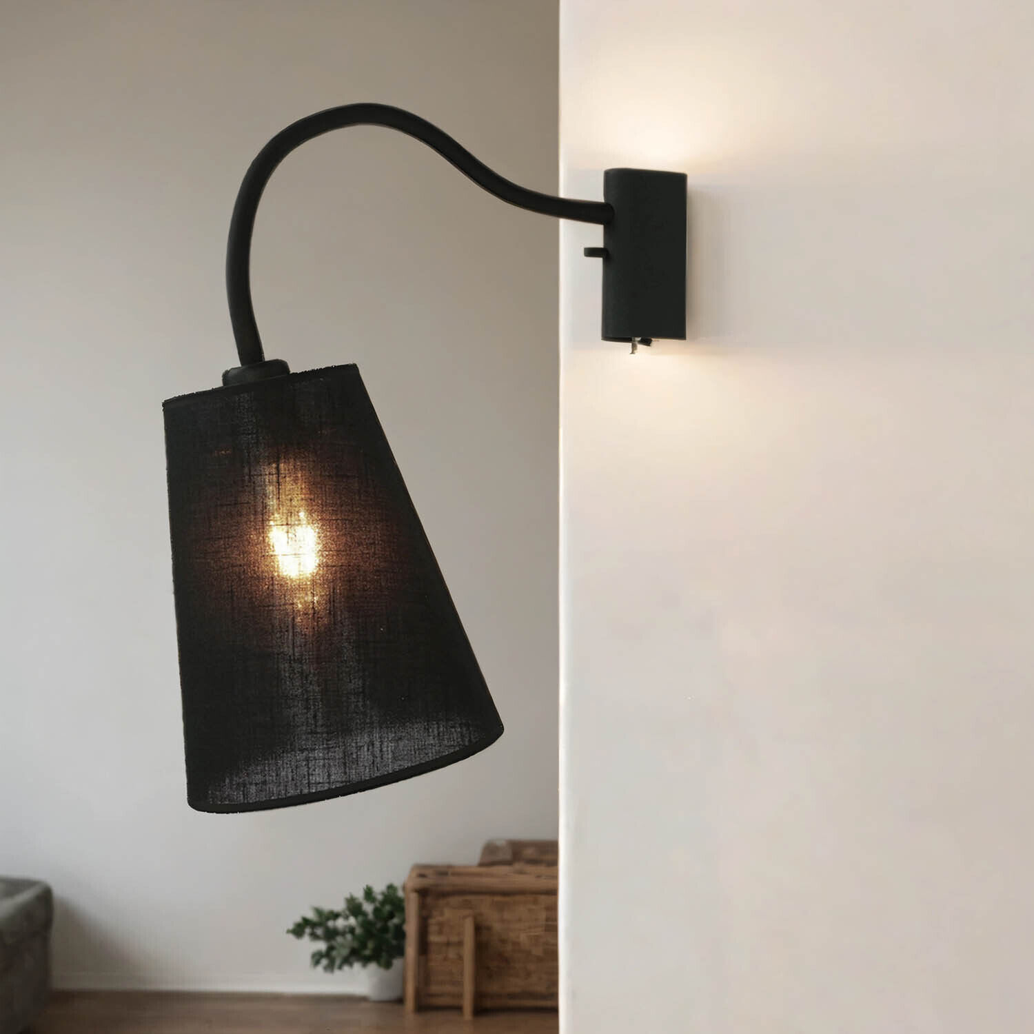 Biegsame Wandleuchte FLEX SHADE in Schwarz Lampe, Lampenschirm