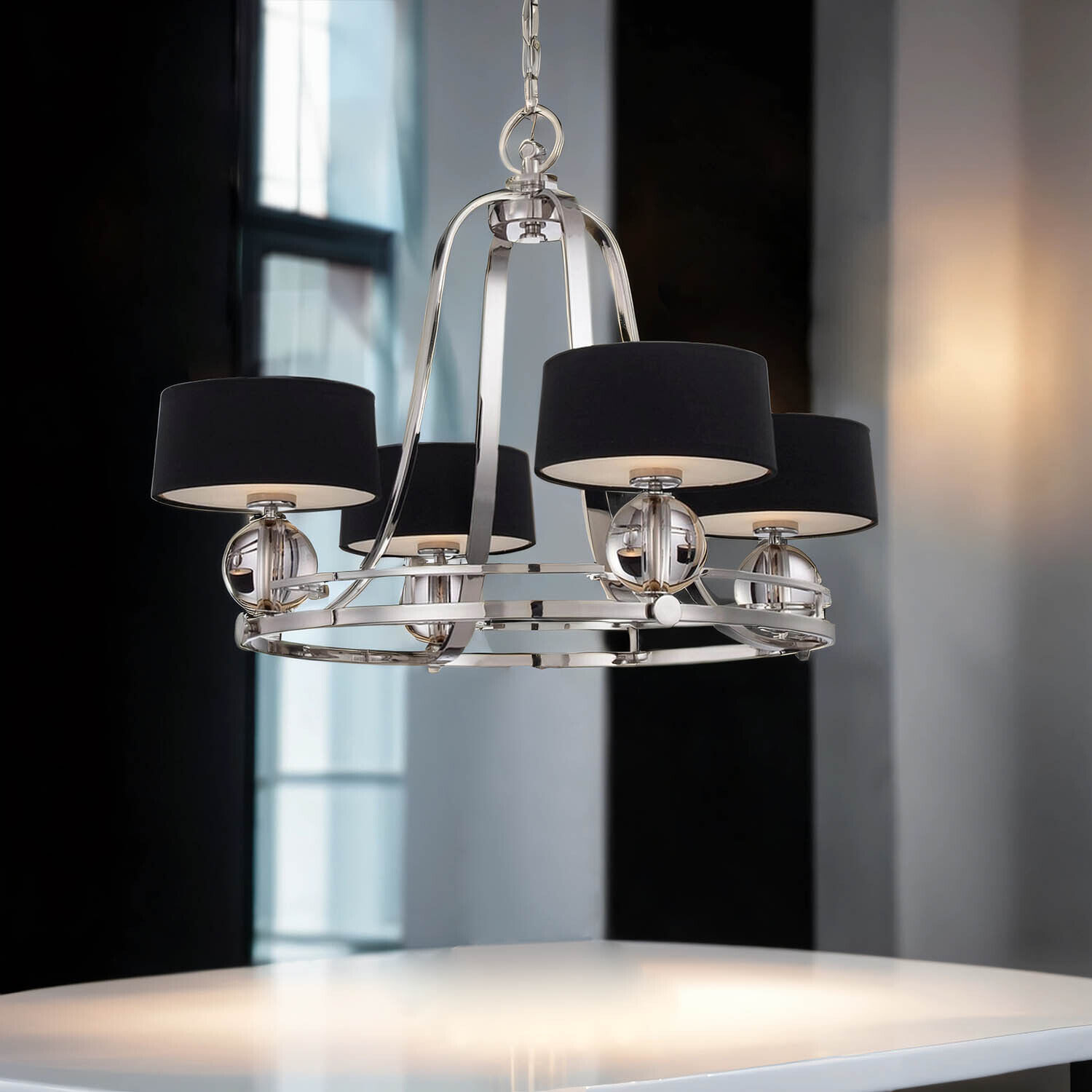 Lustre design avec abat-jour Ø77,5cm Salle à manger Leuchter, Lampe, Leuchte