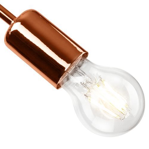 Plafonnier moderne en cuivre Lampe de salon