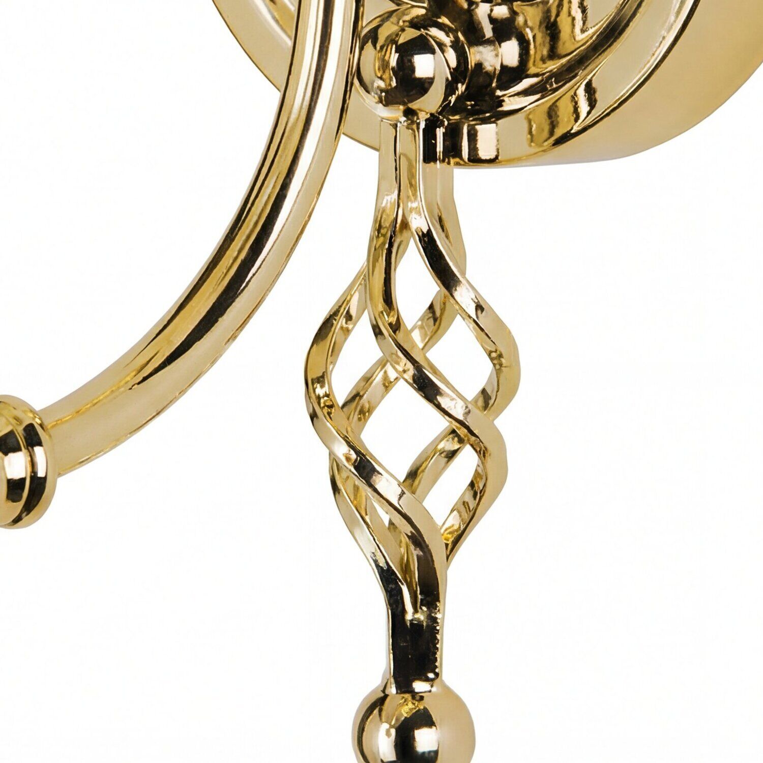 wandleuchte-wandlampe-candela-1-flammig-messing-poliert-klassisch-05 gold, Metall, ornament, dekorativ, Anhänger